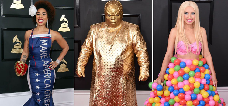 fwd life Celebs who failed to impress the Fashion Police at the Grammy's main