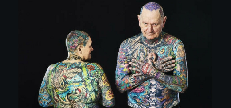 FWD Life Senior Citizen Swag Meet the world’s most tattooed couple who senior citizens (4)