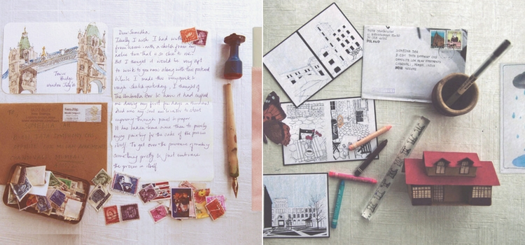 Mumbai-based artist Sumedha Sah is bringing back the practice of handwritten letters through The Snail Mail Project_